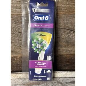 Oral-B Cross Action EB50-3 Replacement Brush Heads‎ Refill (3 Pack) | MSRP = $28